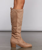 Fall For Faux Suede Stacked Heel Boots are chic ladies' shoes to complete your best 2023 outfits. They come in a variety of trendy women's shoe styles like platforms and dressy low-heels, & are available in wide widths for better comfort.