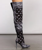 Trendy Thigh-High Pointed Toe Stiletto Boots are chic ladies' shoes to complete your best 2023 outfits. They come in a variety of trendy women's shoe styles like platforms and dressy low-heels, & are available in wide widths for better comfort.