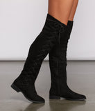 Stylish Lace-Up Over The Knee Boots are chic ladies' shoes to complete your best 2023 outfits. They come in a variety of trendy women's shoe styles like platforms and dressy low-heels, & are available in wide widths for better comfort.