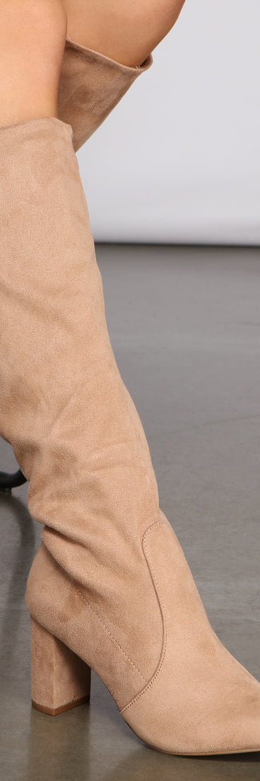 Stylishly Chic Under The Knee Boots are chic ladies' shoes to complete your best 2023 outfits. They come in a variety of trendy women's shoe styles like platforms and dressy low-heels, & are available in wide widths for better comfort.