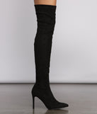 Over The Knee Stiletto Heel Boots are chic ladies' shoes to complete your best 2023 outfits. They come in a variety of trendy women's shoe styles like platforms and dressy low-heels, & are available in wide widths for better comfort.