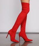 Over The Knee Stiletto Heel Boots are chic ladies' shoes to complete your best 2023 outfits. They come in a variety of trendy women's shoe styles like platforms and dressy low-heels, & are available in wide widths for better comfort.