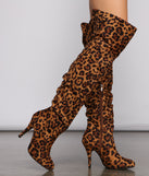 Over the Knee Faux Suede Leopard Print are chic ladies' shoes to complete your best 2023 outfits. They come in a variety of trendy women's shoe styles like platforms and dressy low-heels, & are available in wide widths for better comfort.
