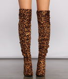 Over the Knee Faux Suede Leopard Print are chic ladies' shoes to complete your best 2023 outfits. They come in a variety of trendy women's shoe styles like platforms and dressy low-heels, & are available in wide widths for better comfort.