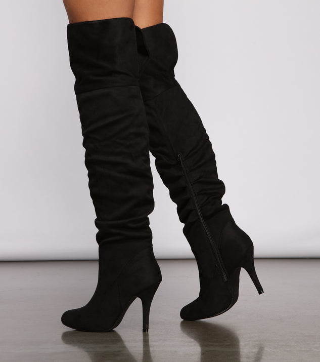 Essential Over the Knee Stiletto Heel Boots