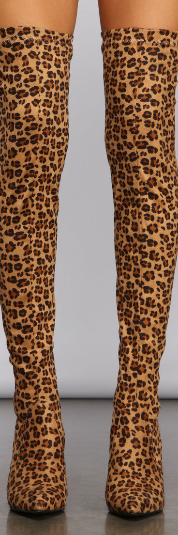 Feline Fierce Over the Knee Boots are chic ladies' shoes to complete your best 2023 outfits. They come in a variety of trendy women's shoe styles like platforms and dressy low-heels, & are available in wide widths for better comfort.