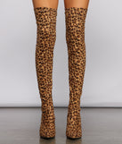 Feline Fierce Over the Knee Boots are chic ladies' shoes to complete your best 2023 outfits. They come in a variety of trendy women's shoe styles like platforms and dressy low-heels, & are available in wide widths for better comfort.