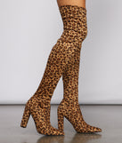 Feline Fierce Over the Knee Boots are chic ladies' shoes to complete your best 2023 outfits. They come in a variety of trendy women's shoe styles like platforms and dressy low-heels, & are available in wide widths for better comfort.