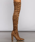 Feline Fierce Over the Knee Boots are chic ladies' shoes to complete your best 2023 outfits. They come in a variety of trendy women's shoe styles like platforms and dressy low-heels, & are available in wide widths for better comfort.
