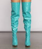 Fashionista Chic Croc Embossed Faux Leather Boots are chic ladies' shoes to complete your best 2023 outfits. They come in a variety of trendy women's shoe styles like platforms and dressy low-heels, & are available in wide widths for better comfort.