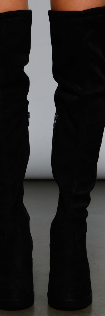 Bold Babe Lug Sole Faux Suede Boots are chic ladies' shoes to complete your best 2023 outfits. They come in a variety of trendy women's shoe styles like platforms and dressy low-heels, & are available in wide widths for better comfort.