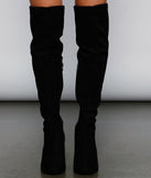 Bold Babe Lug Sole Faux Suede Boots are chic ladies' shoes to complete your best 2023 outfits. They come in a variety of trendy women's shoe styles like platforms and dressy low-heels, & are available in wide widths for better comfort.