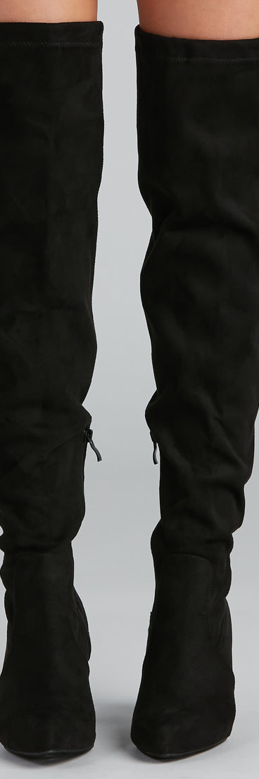 Classic Chic Faux Suede Boots are chic ladies' shoes to complete your best 2023 outfits. They come in a variety of trendy women's shoe styles like platforms and dressy low-heels, & are available in wide widths for better comfort.