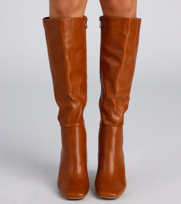 Walk It Out In Style Faux Leather Boots & Windsor