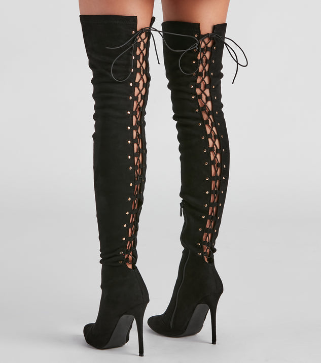 Stacked On Style Lace-Up Boots & Windsor
