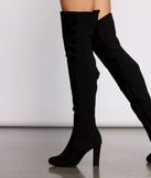 50/50 Trendy Stunner Over The Knee Boots are chic ladies' shoes to complete your best 2023 outfits. They come in a variety of trendy women's shoe styles like platforms and dressy low-heels, & are available in wide widths for better comfort.