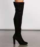 50/50 Trendy Stunner Over The Knee Boots are chic ladies' shoes to complete your best 2023 outfits. They come in a variety of trendy women's shoe styles like platforms and dressy low-heels, & are available in wide widths for better comfort.