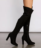 50/50 Trendy Stunner Over The Knee Boots are chic ladies' shoes to complete your best 2023 outfits. They come in a variety of trendy women's shoe styles like platforms and dressy low-heels, & are available in wide widths for better comfort.