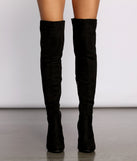 50/50 Trendy Stunner Over The Knee Boots are chic ladies' shoes to complete your best 2023 outfits. They come in a variety of trendy women's shoe styles like platforms and dressy low-heels, & are available in wide widths for better comfort.