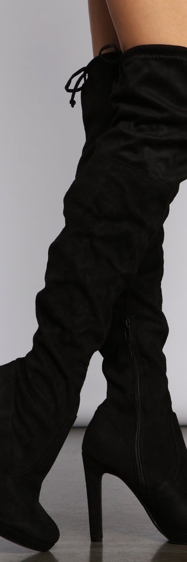 Total Vixen Over-The-Knee Boots are chic ladies' shoes to complete your best 2023 outfits. They come in a variety of trendy women's shoe styles like platforms and dressy low-heels, & are available in wide widths for better comfort.