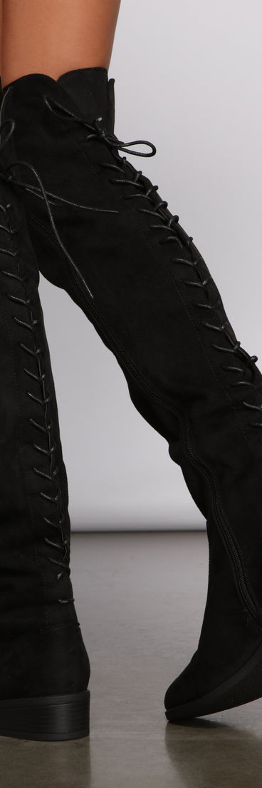 Fab and Chic Faux Suede Lace-Up Boots are chic ladies' shoes to complete your best 2023 outfits. They come in a variety of trendy women's shoe styles like platforms and dressy low-heels, & are available in wide widths for better comfort.