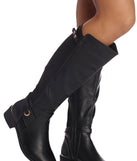 Ride Out In Style Faux Leather Boots for 2022 festival outfits, festival dress, outfits for raves, concert outfits, and/or club outfits