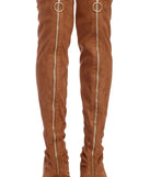 Zipped In Faux Suede Boots for 2022 festival outfits, festival dress, outfits for raves, concert outfits, and/or club outfits