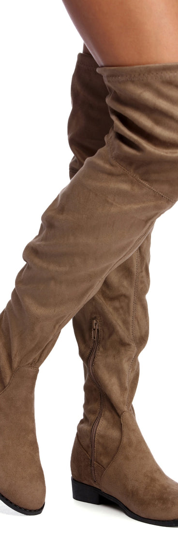 Just Kickin' It Faux Suede Boots for 2022 festival outfits, festival dress, outfits for raves, concert outfits, and/or club outfits