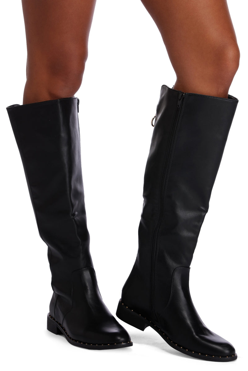 Ride It Out In Studs Boots & Windsor