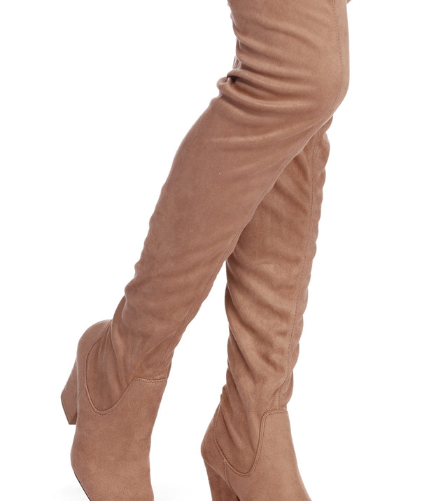 Stepping In Faux Suede Boots are chic ladies' shoes to complete your best 2023 outfits. They come in a variety of trendy women's shoe styles like platforms and dressy low-heels, & are available in wide widths for better comfort.