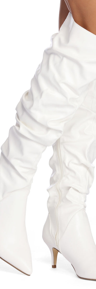 Step Up Tall Slouched Boots are chic ladies' shoes to complete your best 2023 outfits. They come in a variety of trendy women's shoe styles like platforms and dressy low-heels, & are available in wide widths for better comfort.