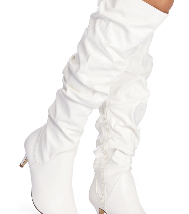 Step Up Tall Slouched Boots are chic ladies' shoes to complete your best 2023 outfits. They come in a variety of trendy women's shoe styles like platforms and dressy low-heels, & are available in wide widths for better comfort.