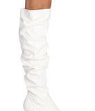 Step Up Tall Slouched Boots are chic ladies' shoes to complete your best 2023 outfits. They come in a variety of trendy women's shoe styles like platforms and dressy low-heels, & are available in wide widths for better comfort.