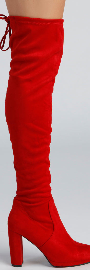 Sultry Luxe Over-The-Knee Boots are chic ladies' shoes to complete your best 2023 outfits. They come in a variety of trendy women's shoe styles like platforms and dressy low-heels, & are available in wide widths for better comfort.