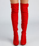 Sultry Luxe Over-The-Knee Boots are chic ladies' shoes to complete your best 2023 outfits. They come in a variety of trendy women's shoe styles like platforms and dressy low-heels, & are available in wide widths for better comfort.