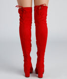 Sultry Luxe Over-The-Knee Boots are chic ladies' shoes to complete your best 2023 outfits. They come in a variety of trendy women's shoe styles like platforms and dressy low-heels, & are available in wide widths for better comfort.
