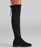 Stylish Staple Over-The-Knee Boots is a trendy pick to create 2023 concert outfits, festival dresses, outfits for raves, or to complete your best party outfits or clubwear!