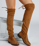 Stylish Staple Over-The-Knee Boots is a trendy pick to create 2023 concert outfits, festival dresses, outfits for raves, or to complete your best party outfits or clubwear!