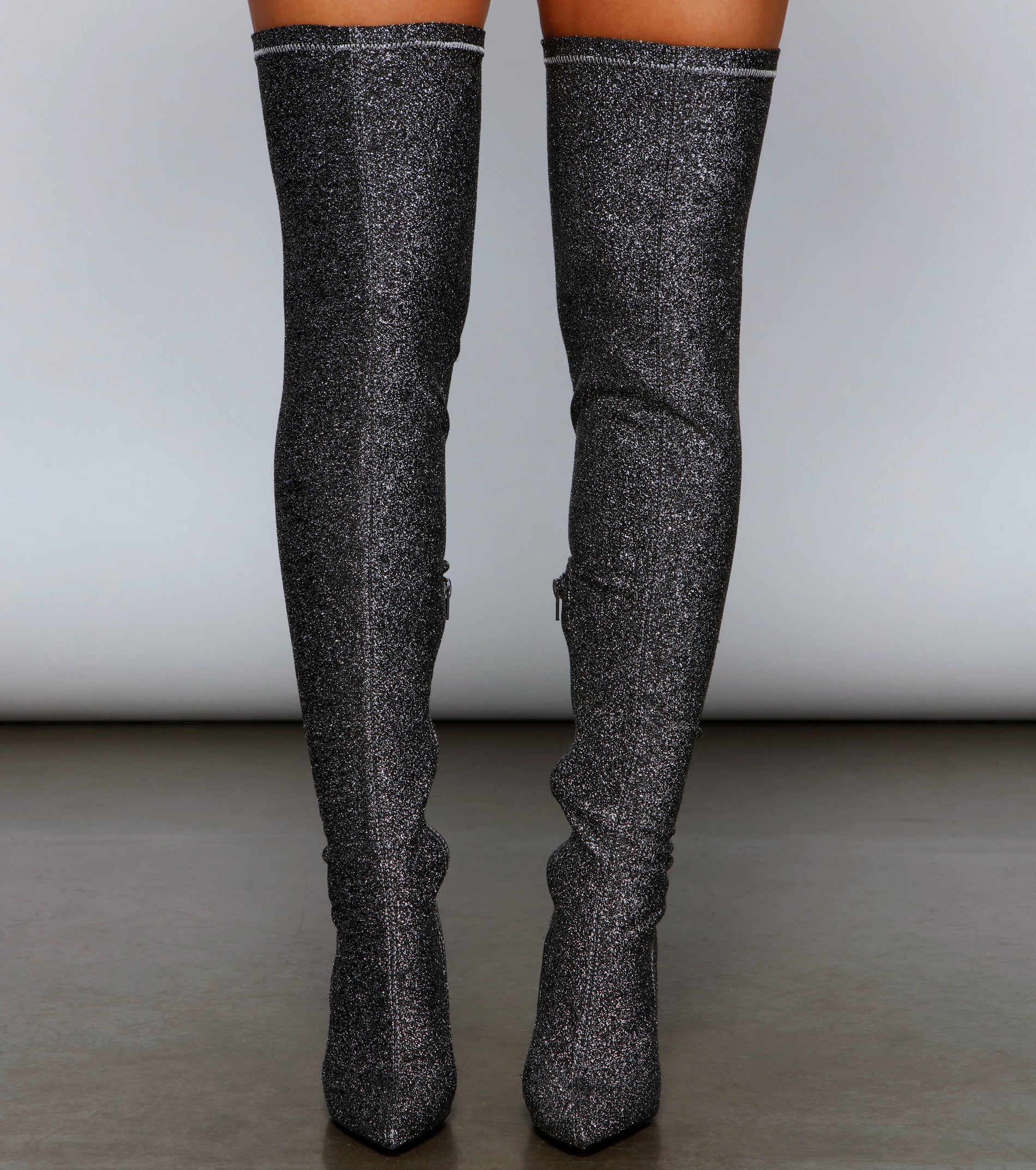 Bring The Shine Over The Knee Boots & Windsor