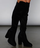 Trendsetter Knee-High Lug Boots is a trendy pick to create 2023 concert outfits, festival dresses, outfits for raves, or to complete your best party outfits or clubwear!