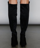 Trendsetter Knee-High Lug Boots is a trendy pick to create 2023 concert outfits, festival dresses, outfits for raves, or to complete your best party outfits or clubwear!