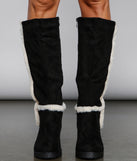 Chic And Cozy Sherpa Detailed Boots are chic ladies' shoes to complete your best 2023 outfits. They come in a variety of trendy women's shoe styles like platforms and dressy low-heels, & are available in wide widths for better comfort.