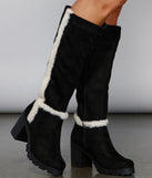 Chic And Cozy Sherpa Detailed Boots are chic ladies' shoes to complete your best 2023 outfits. They come in a variety of trendy women's shoe styles like platforms and dressy low-heels, & are available in wide widths for better comfort.