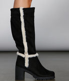 Chic And Cozy Sherpa Detailed Boots are chic ladies' shoes to complete your best 2023 outfits. They come in a variety of trendy women's shoe styles like platforms and dressy low-heels, & are available in wide widths for better comfort.