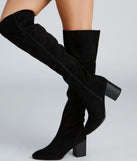 High Fashion Faux Suede Stacked Heel Boots are chic ladies' shoes to complete your best 2023 outfits. They come in a variety of trendy women's shoe styles like platforms and dressy low-heels, & are available in wide widths for better comfort.