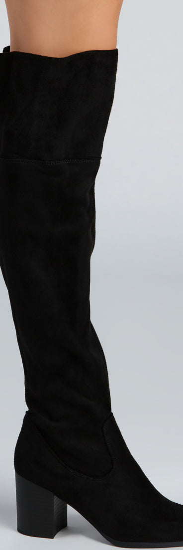 High Fashion Faux Suede Stacked Heel Boots are chic ladies' shoes to complete your best 2023 outfits. They come in a variety of trendy women's shoe styles like platforms and dressy low-heels, & are available in wide widths for better comfort.