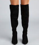 High Fashion Faux Suede Stacked Heel Boots are chic ladies' shoes to complete your best 2023 outfits. They come in a variety of trendy women's shoe styles like platforms and dressy low-heels, & are available in wide widths for better comfort.