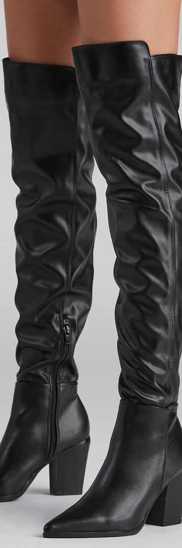 Tres Chic Faux Leather Boots are chic ladies' shoes to complete your best 2023 outfits. They come in a variety of trendy women's shoe styles like platforms and dressy low-heels, & are available in wide widths for better comfort.