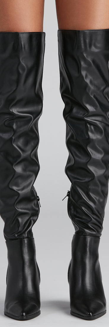 Tres Chic Faux Leather Boots are chic ladies' shoes to complete your best 2023 outfits. They come in a variety of trendy women's shoe styles like platforms and dressy low-heels, & are available in wide widths for better comfort.