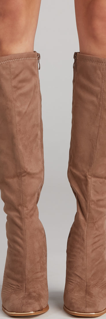 Stylish Day Faux Suede Boots are chic ladies' shoes to complete your best 2023 outfits. They come in a variety of trendy women's shoe styles like platforms and dressy low-heels, & are available in wide widths for better comfort.